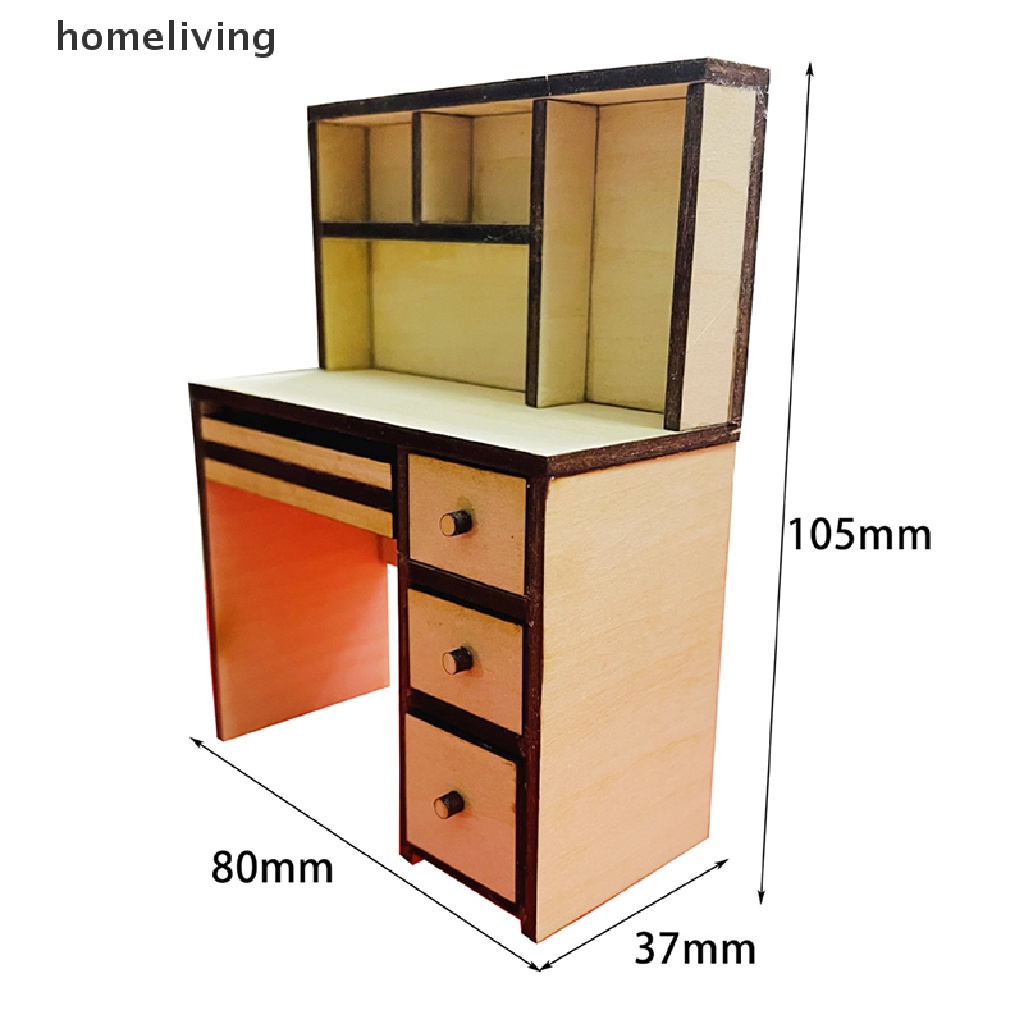 Kệ Sách Mini Tỉ Lệ 1 / 12 Trang Trí Nhà Búp Bê