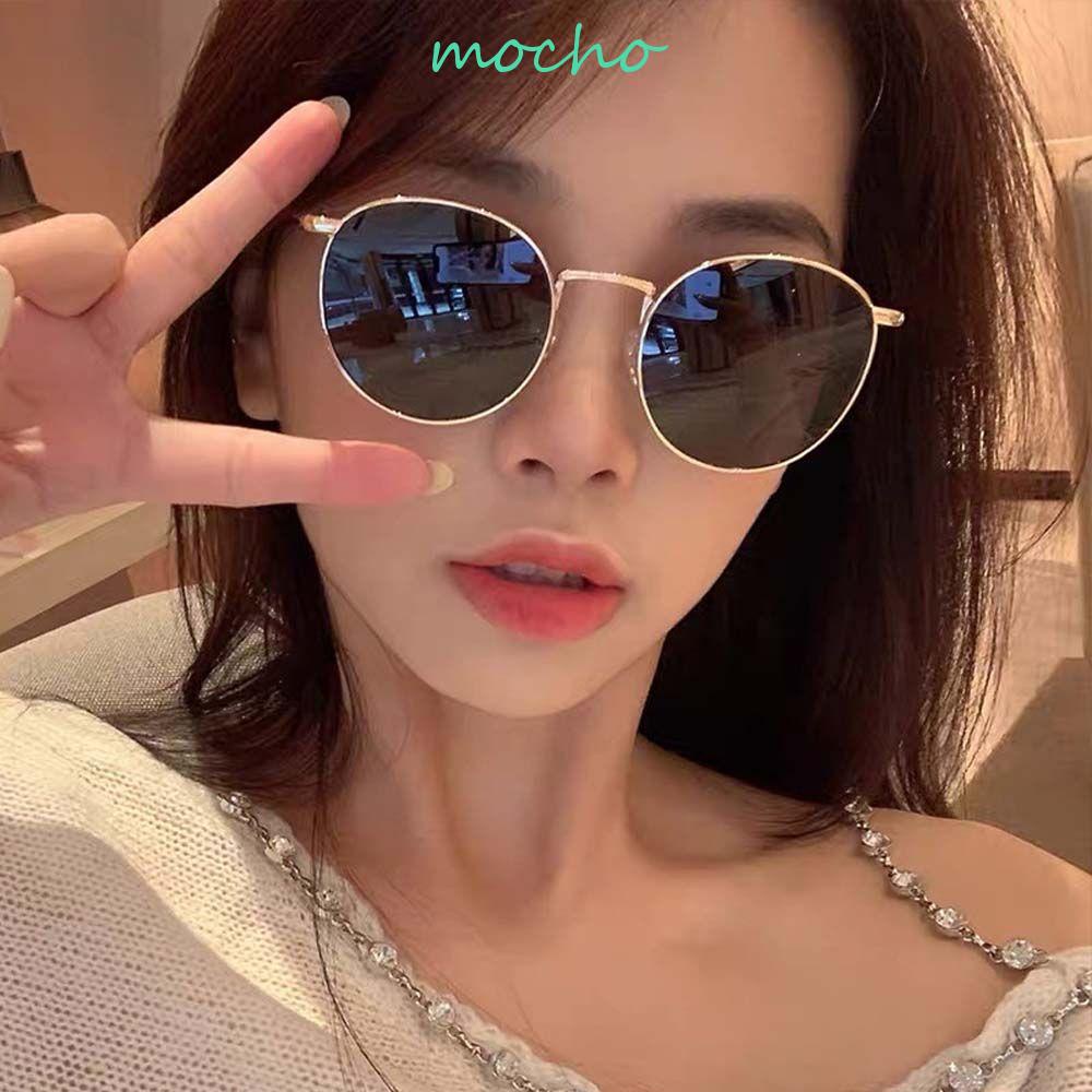 Kính Mát Gọng Tròn Thiết Kế Sang Trọng Thời Trang|Kính Mát Gọng Kim Loại Tròn Nhiều Màu Sắc Phong Cách Hàn Quốc