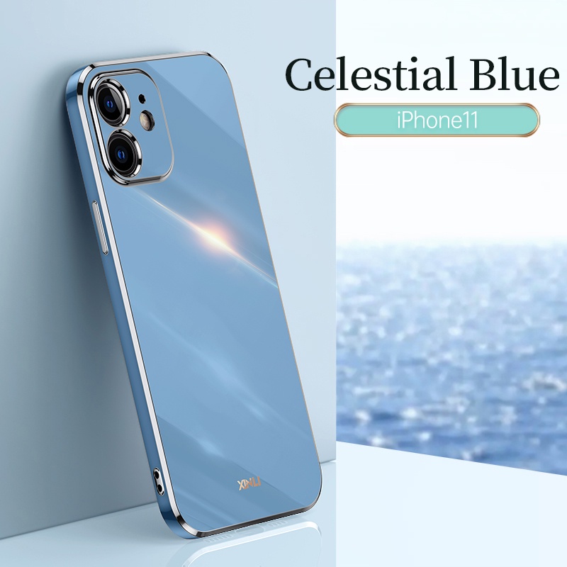 Ốp Điện Thoại Cứng Mạ Điện Cho iPhone 11 11Pro 11ProMax 12 12Pro 12Mini 13Mini 12ProMax Max