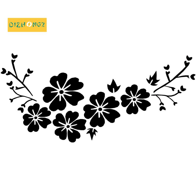 Miếng Dán Trang Trí Xe Hơi Họa Tiết Kẻ Sọc Màu Đen Chống Thấm Nước Có Thể Tháo Rời