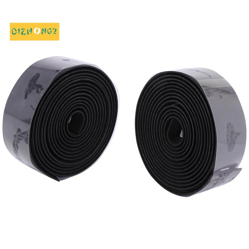 Băng Quấn Tay Lái Xe Đạp 3Mm Bằng Da Pu Chống Trượt Màu Đen