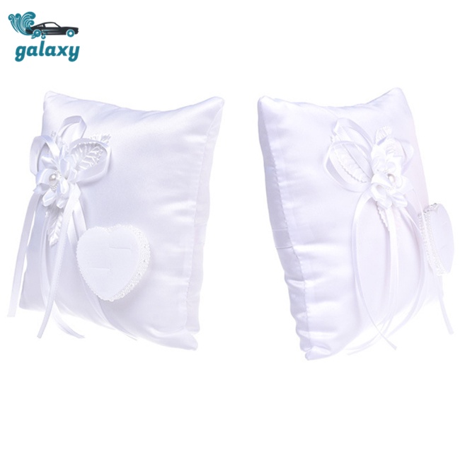 Gối Đệm Để Nhẫn Cưới Cao Cấp galaxy 20cm Có Nơ Lãng Mạn