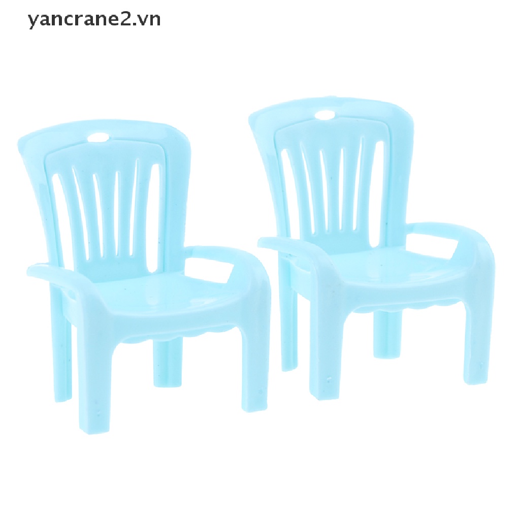 Ghế Bãi Biển Mini Bằng Nhựa Trang Trí Nhà Búp Bê yancrane2.vn} {YAN2}