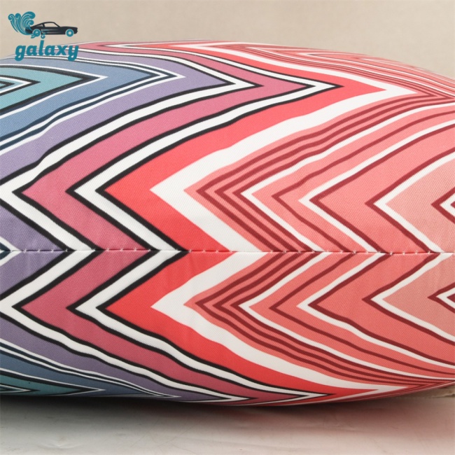 Galaxy Bộ 2 Vỏ Gối Họa Tiết Sọc Nhiều Màu Sắc Trang Trí Giường Ngủ