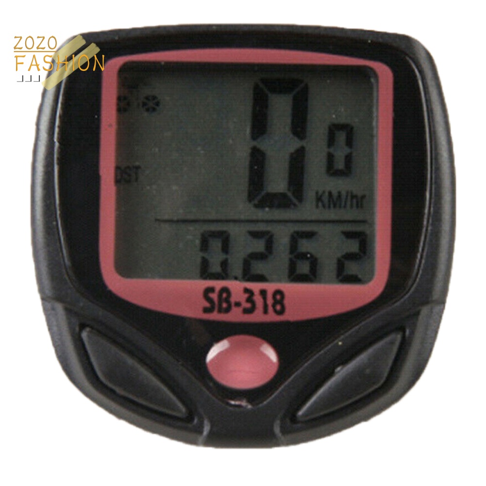 Đồng Hồ Đo Tốc Độ Không Thấm Nước Màn Hình LCD Cho Xe Đạp