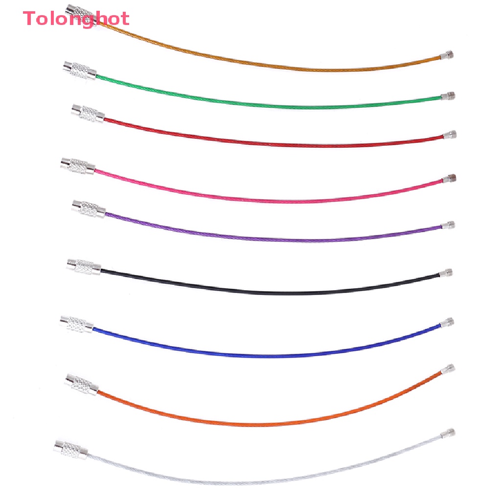 Set 10 Vòng Inox 1.5 * 150mm Móc Khóa Tiện Dụng