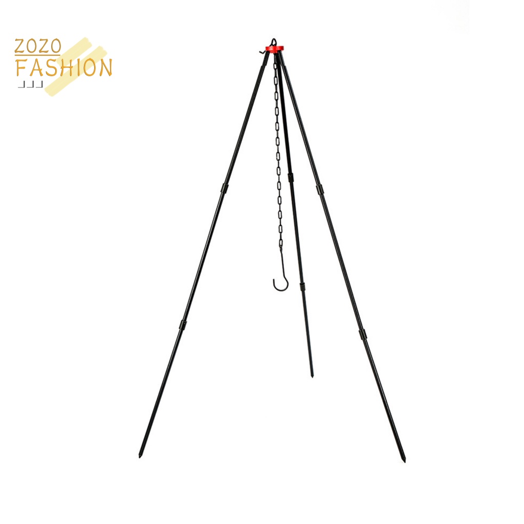 1 Bộ Giá Đỡ Ba Chân Cắm Trại Chống Trượt Có Thể Gấp Gọn Tiện Dụng