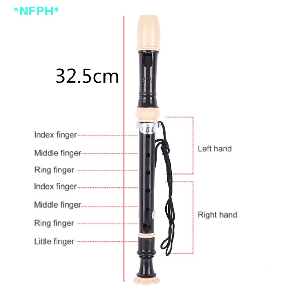 Sáo Soprano 8 Lỗ Bằng ABS Không Độc Hại Có Thể Điều Chỉnh Dành Cho Kèn Soprano Mới