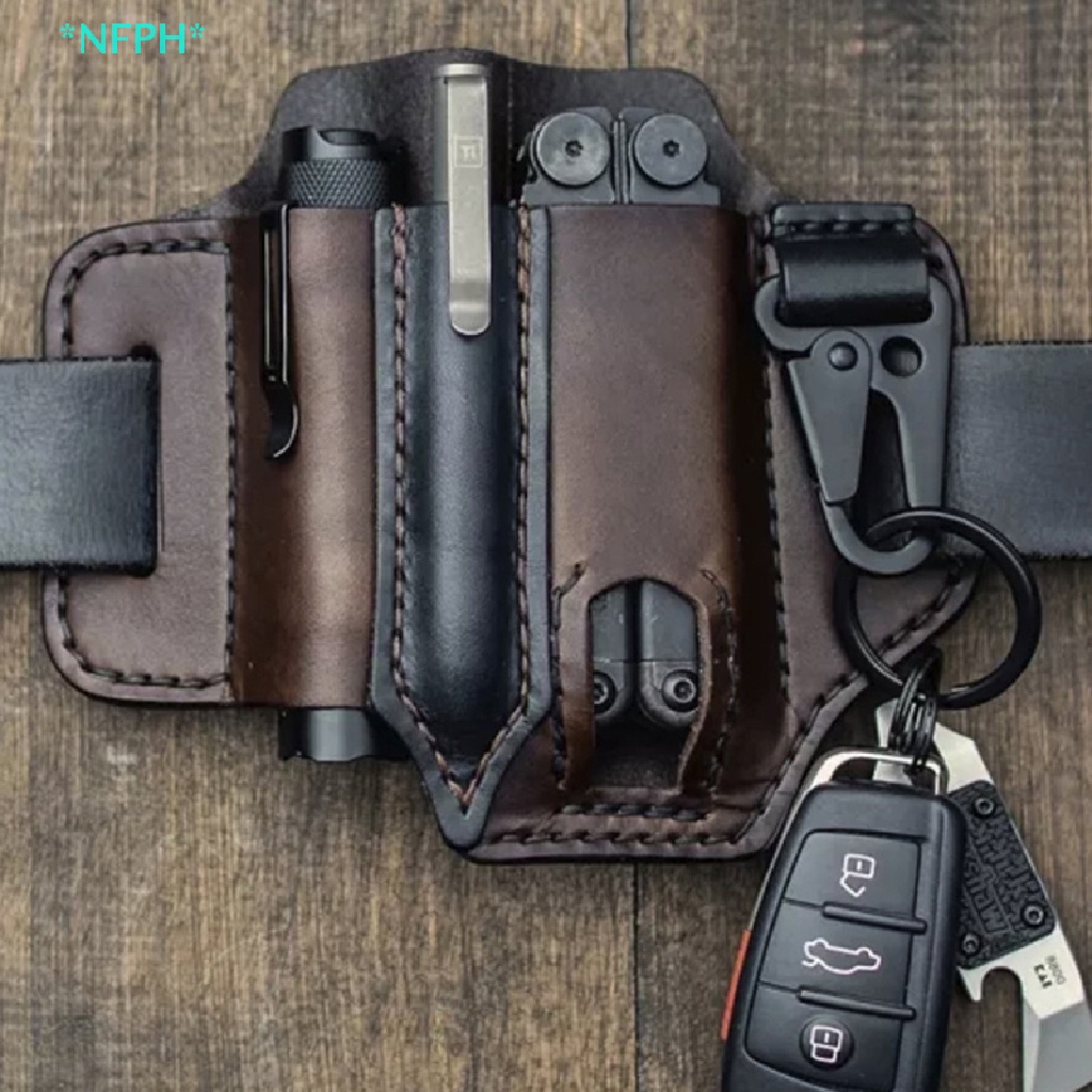 Nfph &gt; Túi Da Đeo Hông Đựng Dụng Cụ Đa Năng Edc Mới