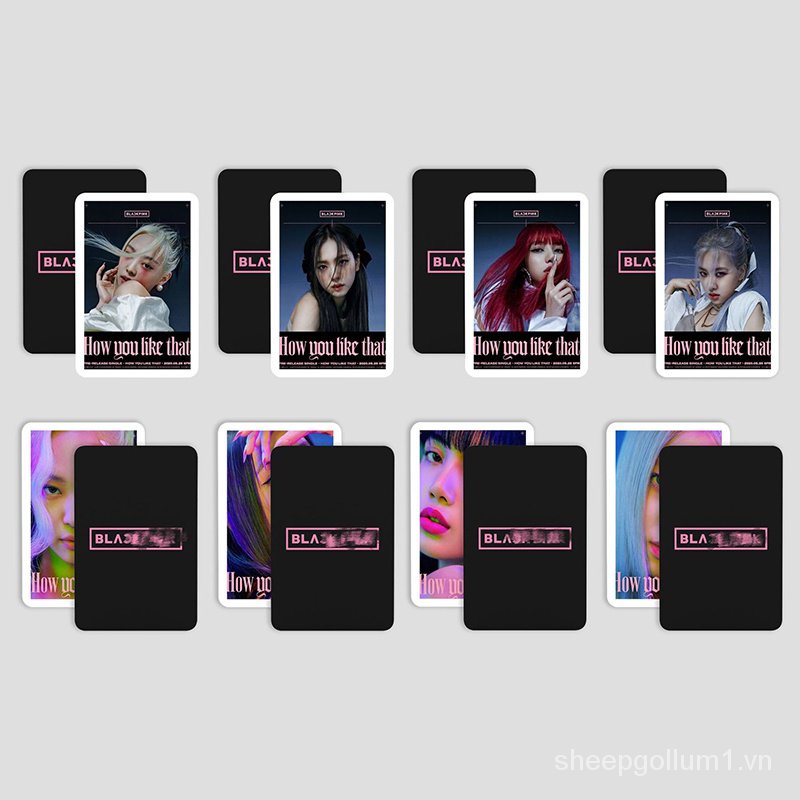 54 Ảnh Thẻ Bộ sưu tầm official photocard bo góc album mới nhất thần tượng tấm ảnh hình nhạc blackpink 3XLV
