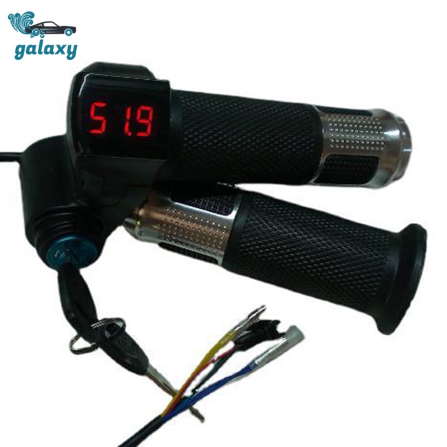 Galaxy 1 Cặp Tay Ga Xe Đạp Điện 12-84v Màn Hình Hiển Thị Kỹ Thuật Số