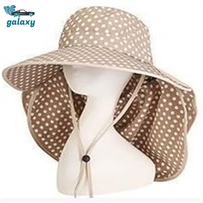 Galaxy Mũ Chống Nắng Chống Tia uv Chắn Gió Kèm Mặt Nạ Che Mặt Tiện Dụng