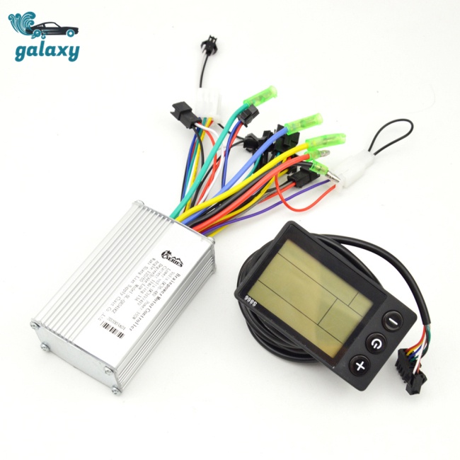 Galaxy Bộ Điều Khiển Tốc Độ Động Cơ Không Chổi Than 24v 36v 350w Màn Hình Lcd Cho Xe Đạp Điện