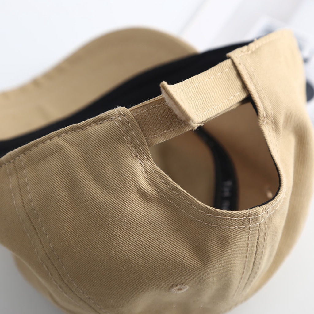 Mũ Lưỡi Trai Màu Trơn Chống Trượt Mềm Mại Thoáng Khí Phong Cách Vintage