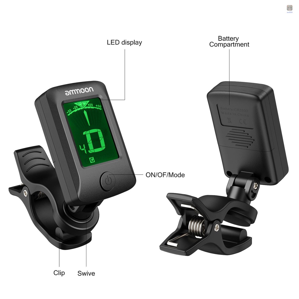 Kẹp ChỉNh Âm Thanh AT-07 Cho ĐàN Guitar / Bass / Ukulele / Violin