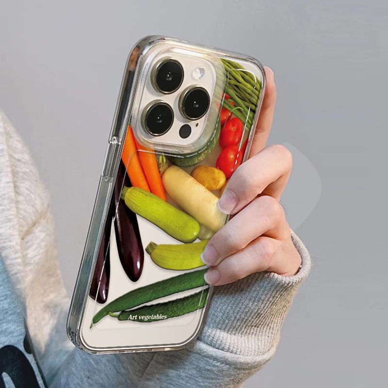 ✅Ốp Điện Thoại Chống Sốc Bảo Vệ Toàn Diện In Họa Tiết Rau Củ Quả Dành Cho Apple Iphone 7 8 Plus 1412 13