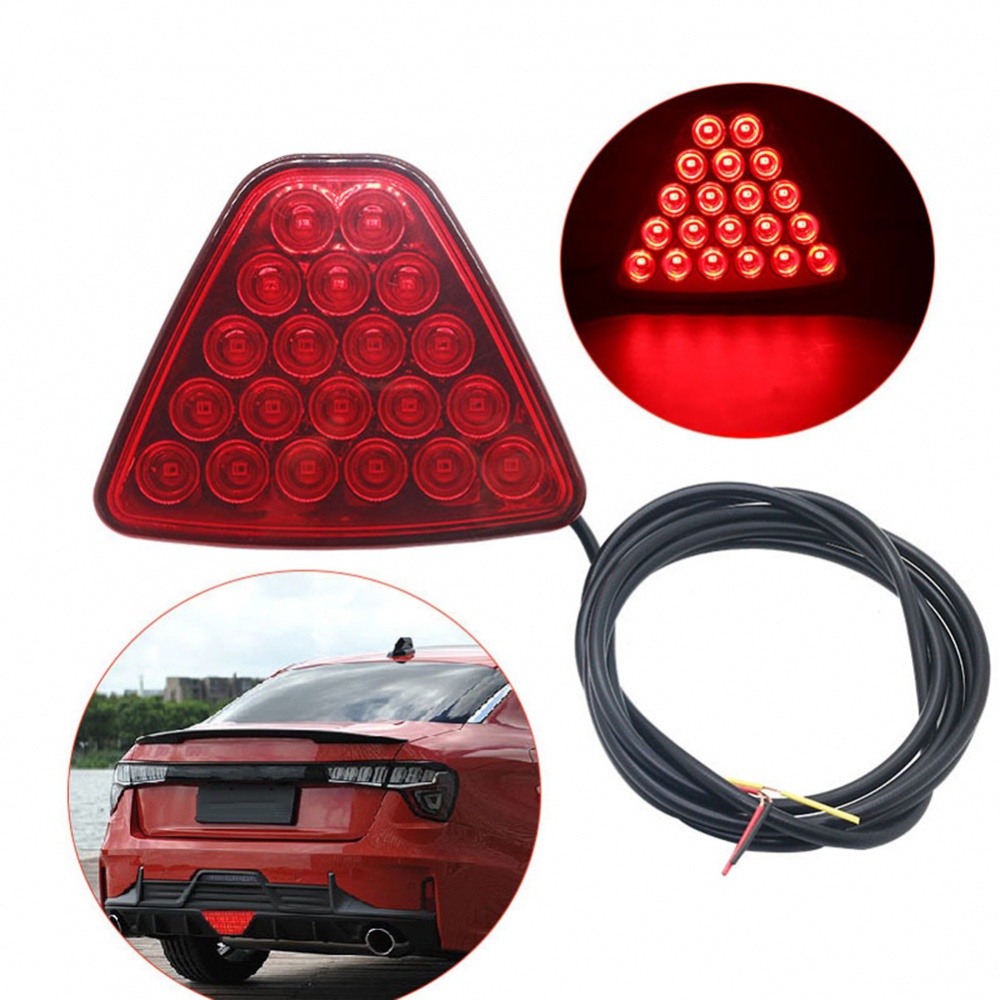 Đèn Phanh Đuôi Xe Hình Tam Giác Thay Thế Cho Xe Mô Tô