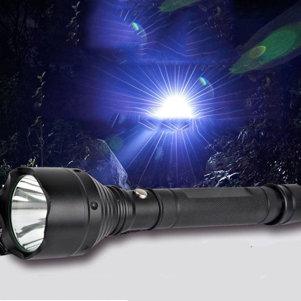 Đèn pin siêu sáng S015 Corisu dung lương pin 4800Mah 4 chế độ chiếu sáng vỏ hợp kim chống nước - Bảo hành 12 tháng