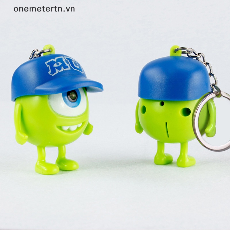 Móc Khóa Hình Nhân Vật Hoạt Hình Anime onemetertn Đội Mũ Lớn Có Đèn LED Và Âm Thanh