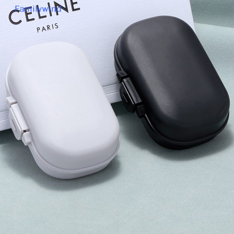 Set 2 Hộp Đựng Mắt Kính Bằng Nhựa Nhiều Màu Sắc Có Thể Gấp Lại Tiện Dụng