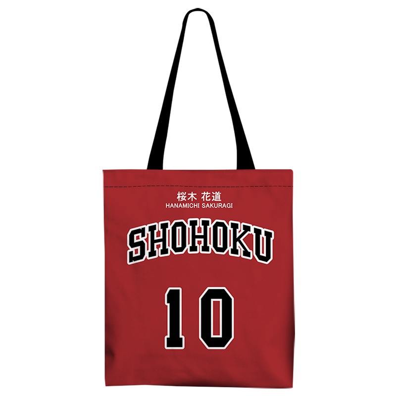 Túi vải Cỡ Lớn In Họa Tiết Anime Slam Dunk