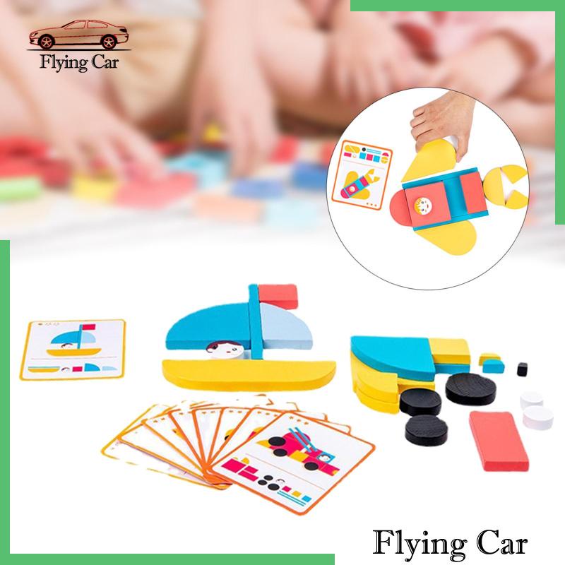 [Lzdjfmy2] Bộ Xếp Hình Montessori Cho Bé Từ 3 Tuổi