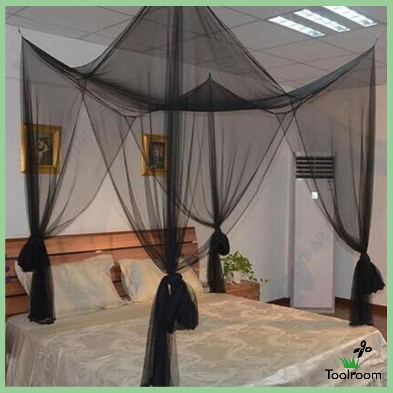 Rèm Lưới 4 Bưu Điện Màu Trắng Trang Trí Phòng Ngủ Cho Bé Gái