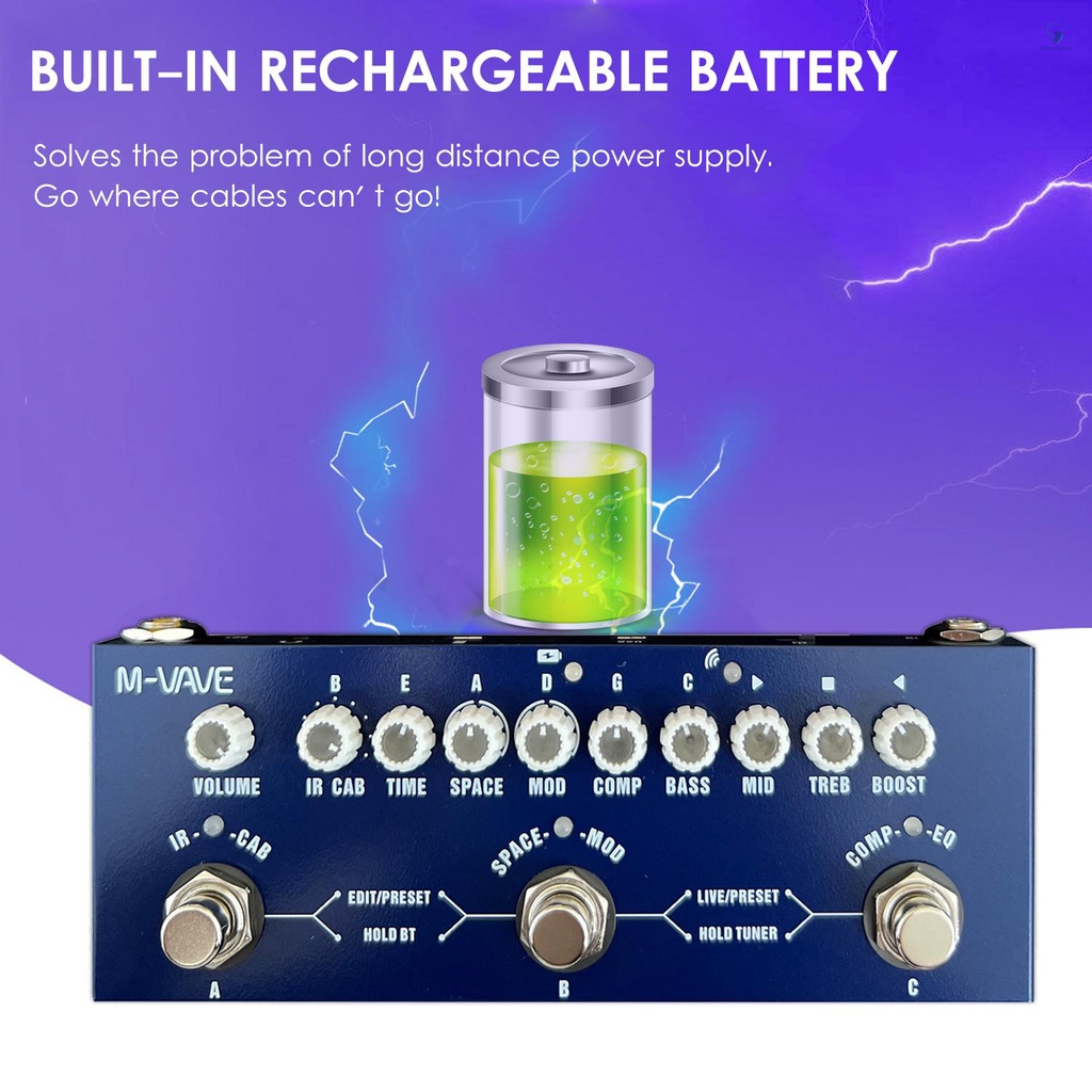 [laptvn] M-bave Khối Lập Phương Hiệu Ứng Âm Thanh Không Dây Đa Năng Nhỏ Gọn Kết Hợp Với Điện Thoại Ghi Âm