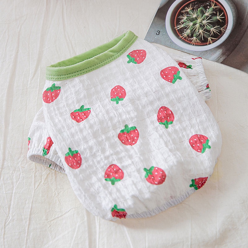 Quần áo thú cưng Áo len chó mèo chống muỗi Teddy Bichon Pomeranian VIP cún nhỏ mèo quần áo chống rụng lông mùa hè phần m