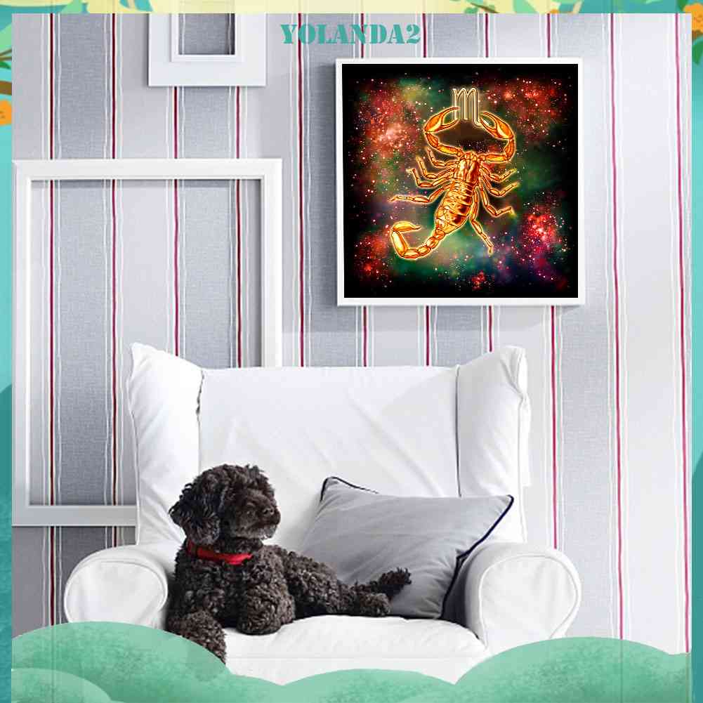 Bộ Tranh Đính Đá 5D Toàn Diện Họa Tiết Chòm Sao Độc Đáo DIY