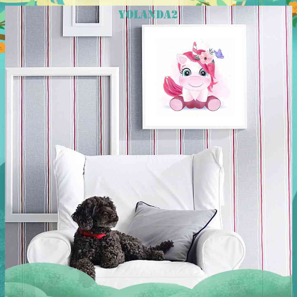 Bộ Tranh Đính Đá 5D Họa Tiết Hoạt Hình Độc Đáo DIY Dùng Trang Trí Nhà Cửa