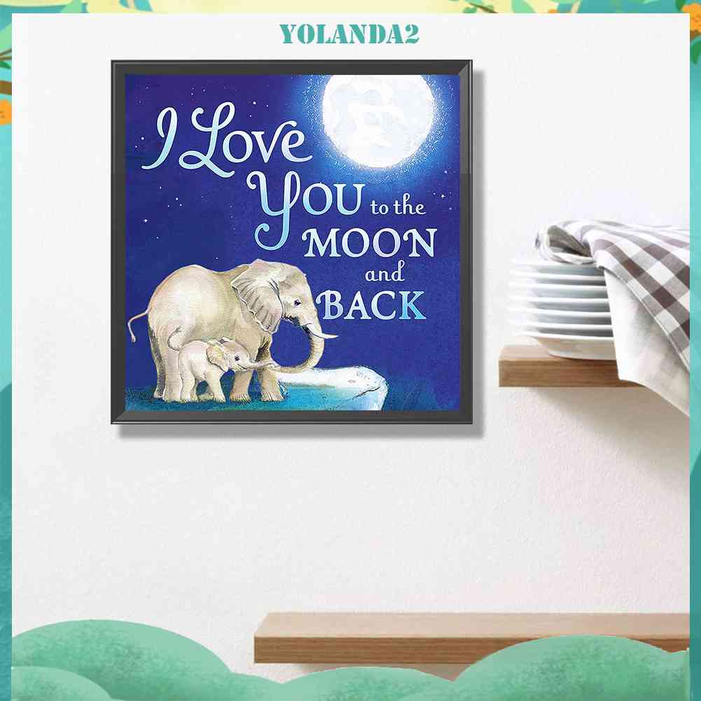 Bộ Tranh Đính Đá 5D Tự Làm Toàn Diện Họa Tiết Mẹ Và Con Trai