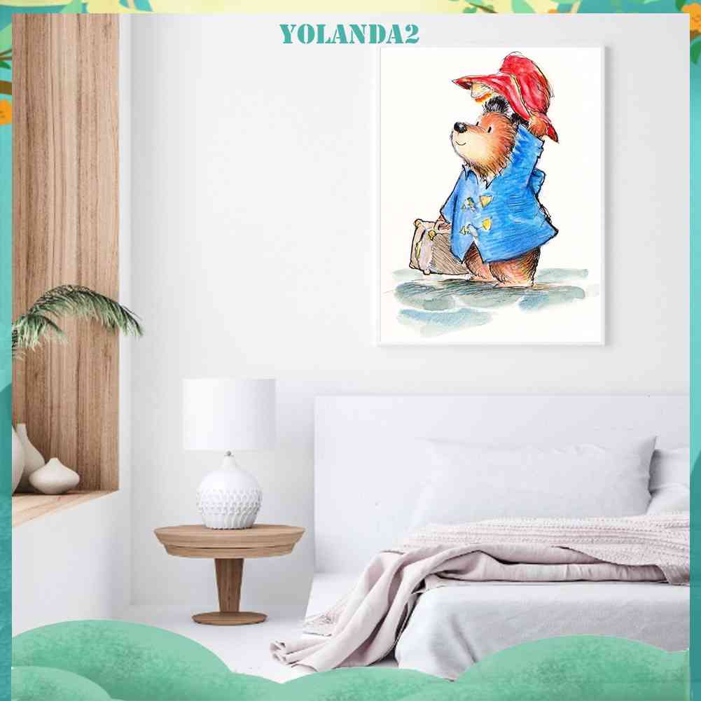 Bộ Tranh Đính Đá 5D Họa Tiết Bia Hoạt Hình Độc Đáo Diy Dùng Trang Trí Nhà Cửa