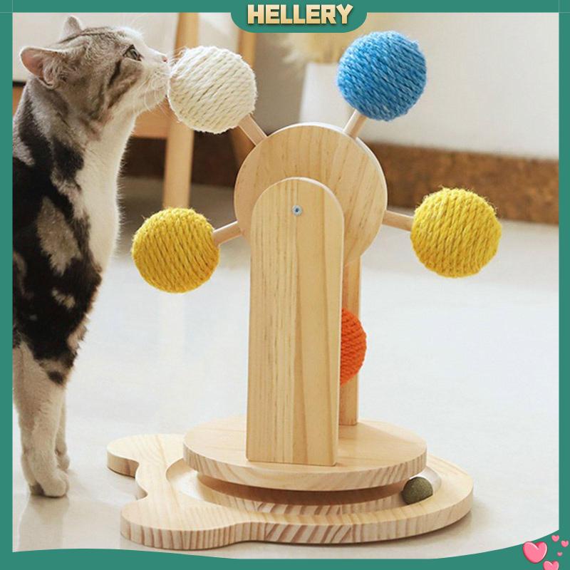 Đồ Chơi Tương Tác Với Mèo Hình Bánh Xe Độc Đáo