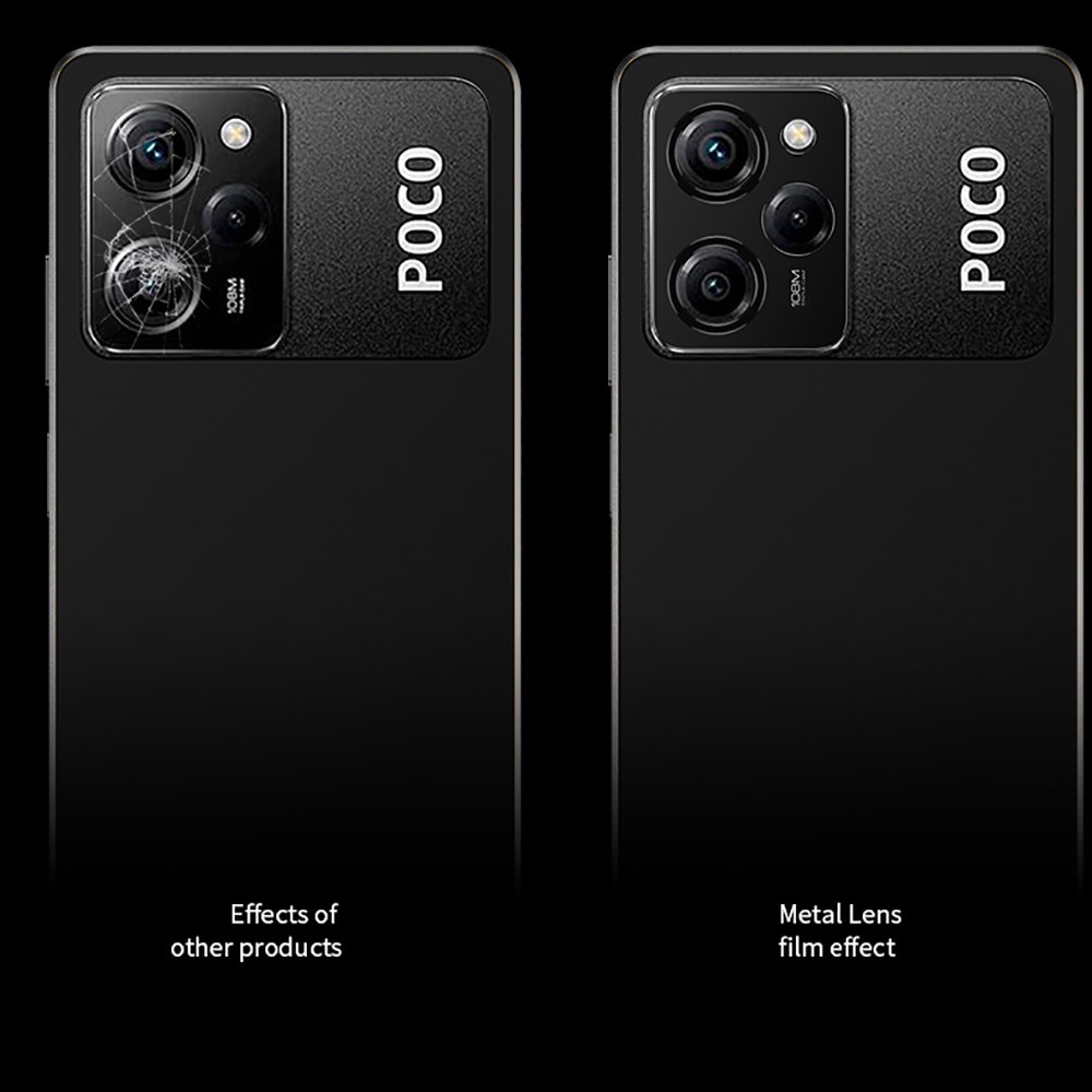 For Poco X5 Pro Case Rear Camera Aluminum Alloy Phone Cover Poko Poxo X 5 5X Pocox5 X5Pro 5G Shockproof Lens Protector Ring Film