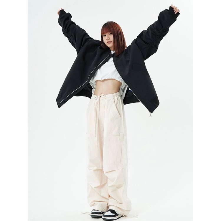 Quần Dài Dáng Rộng Phong Cách Hip Hop Đường Phố Mỹ Cá Tính Cho Nam Và Nữ