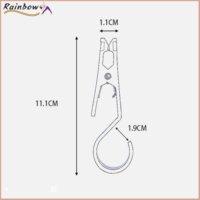 Set 4 Kẹp Giữ Lều Chống Trượt Đa Năng Kèm Móc Tiện Dụng