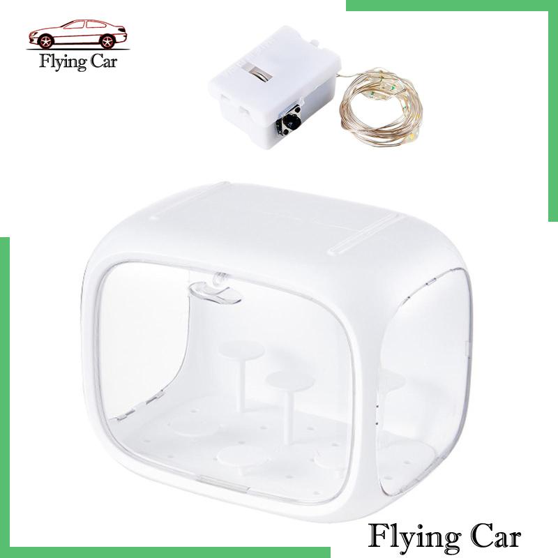 Hộp Trưng Bày Mô Hình Trong Suốt Chống Bụi [Lzdjfmy2] Không Có Ánh Sáng Trắng