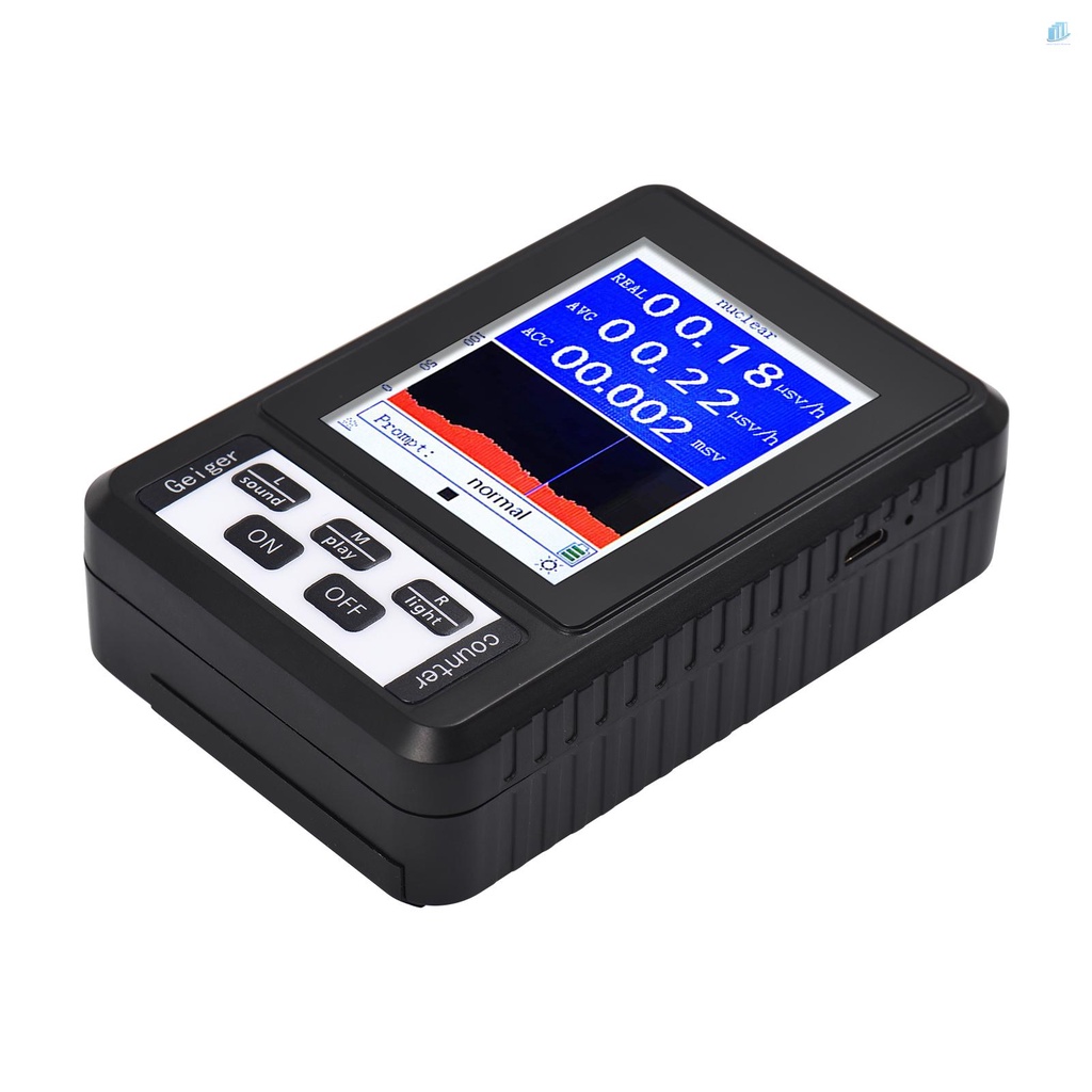 Máy Đếm Bức Xạ Kỹ Thuật Số Geiger LCD 2.8-inch (s2mwvn) Đa Chức Năng