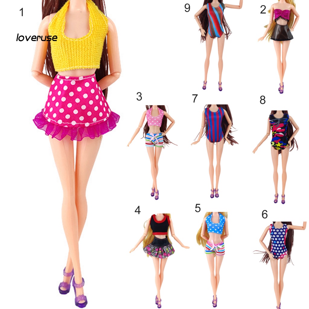 1 Bộ Đồ Bơi Nhiều Màu Sắc Dễ Thương Cho Búp Bê