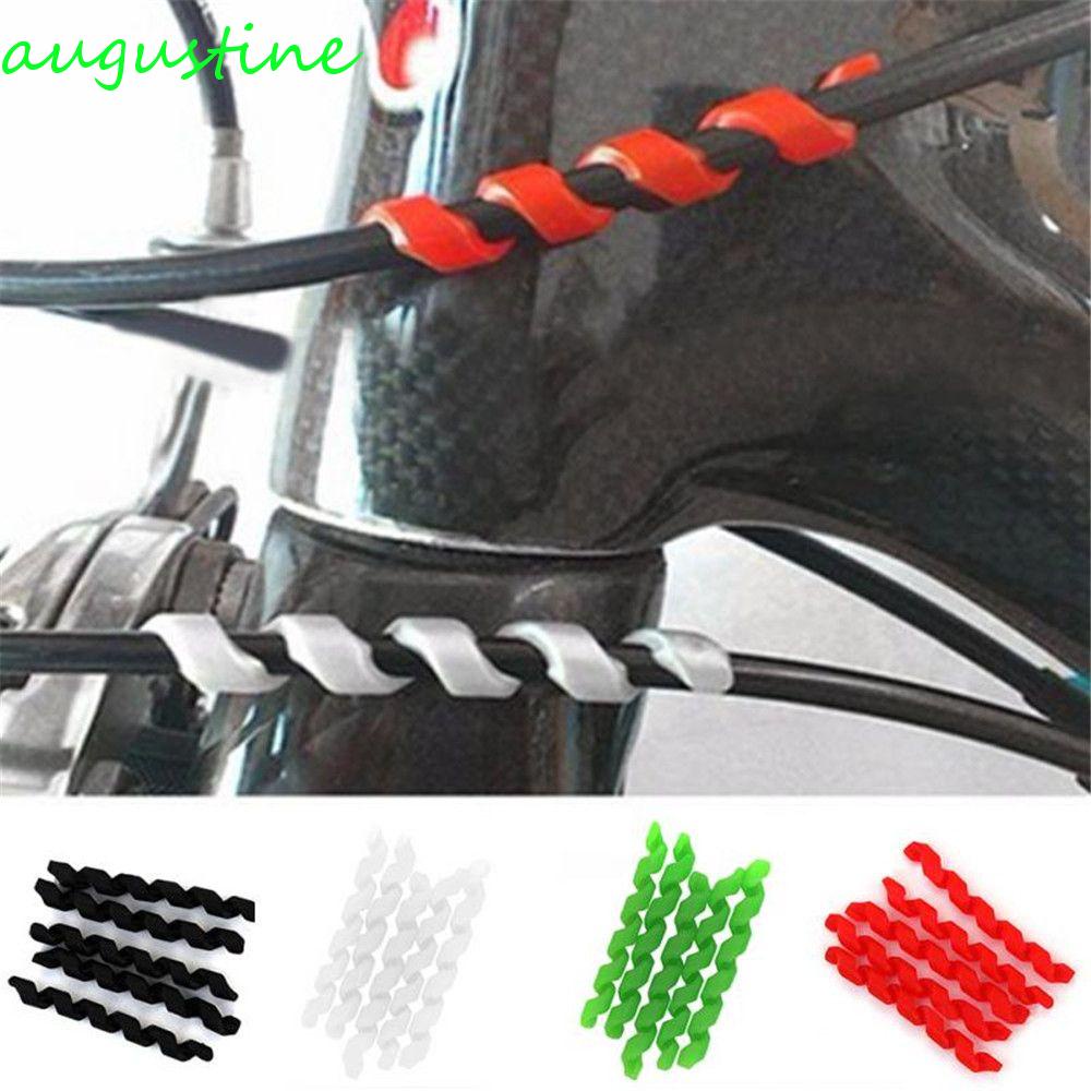 Set 5 Ống Cao Su Silicon Mềm Bọc Bảo Vệ Dây Phanh Xe Đạp Chống Trầy Xước Nhiều Màu Sắc