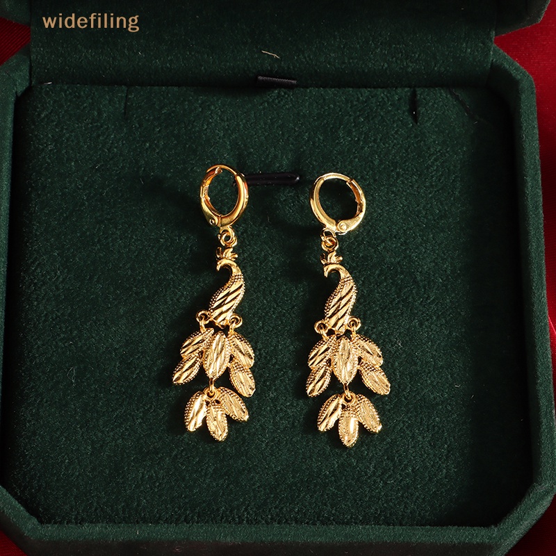 Vòng cổ Mạ Vàng Mặt Hình Chim Công Đính Đá Lấp Lánh Cho Nữ