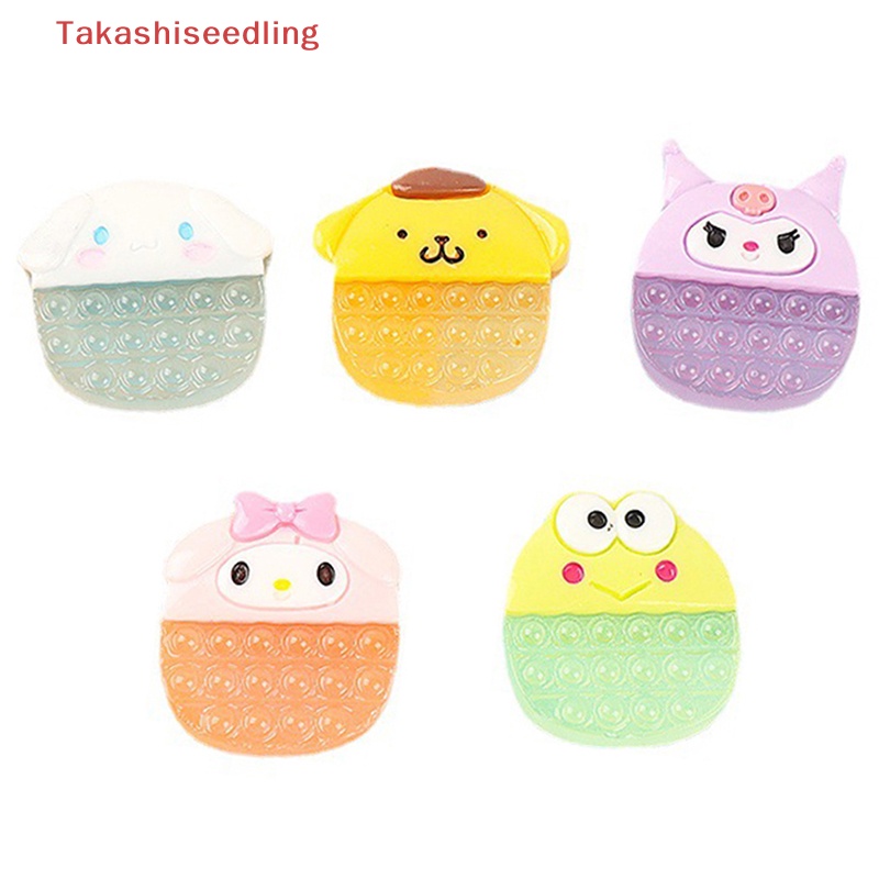 (Takashiseedling) Miếng Dán Trang Trí Tủ Lạnh Mô Phỏng Thủ Công Màu Dạ Quang Hình Chú Chó Hoạt Hình Kuromi