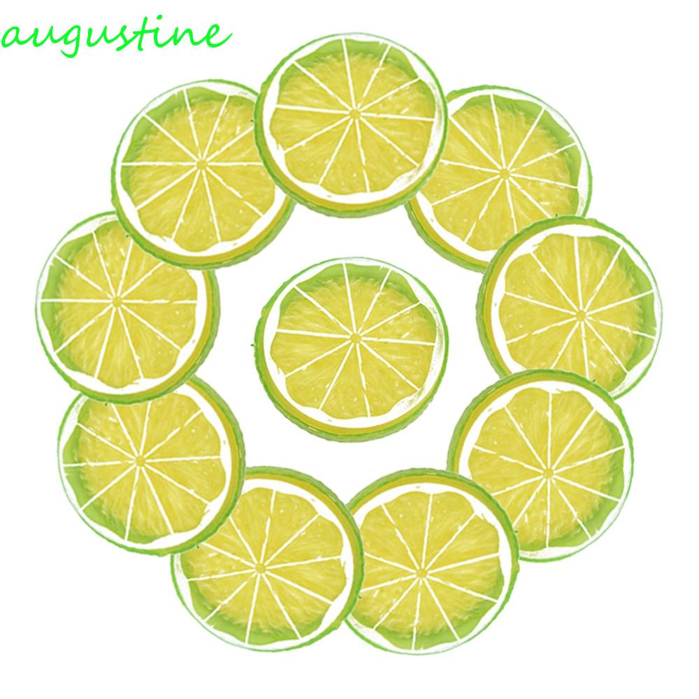 Set 10 Lát Chanh Nhân Tạo Dùng Làm Đạo Cụ Chụp Ảnh