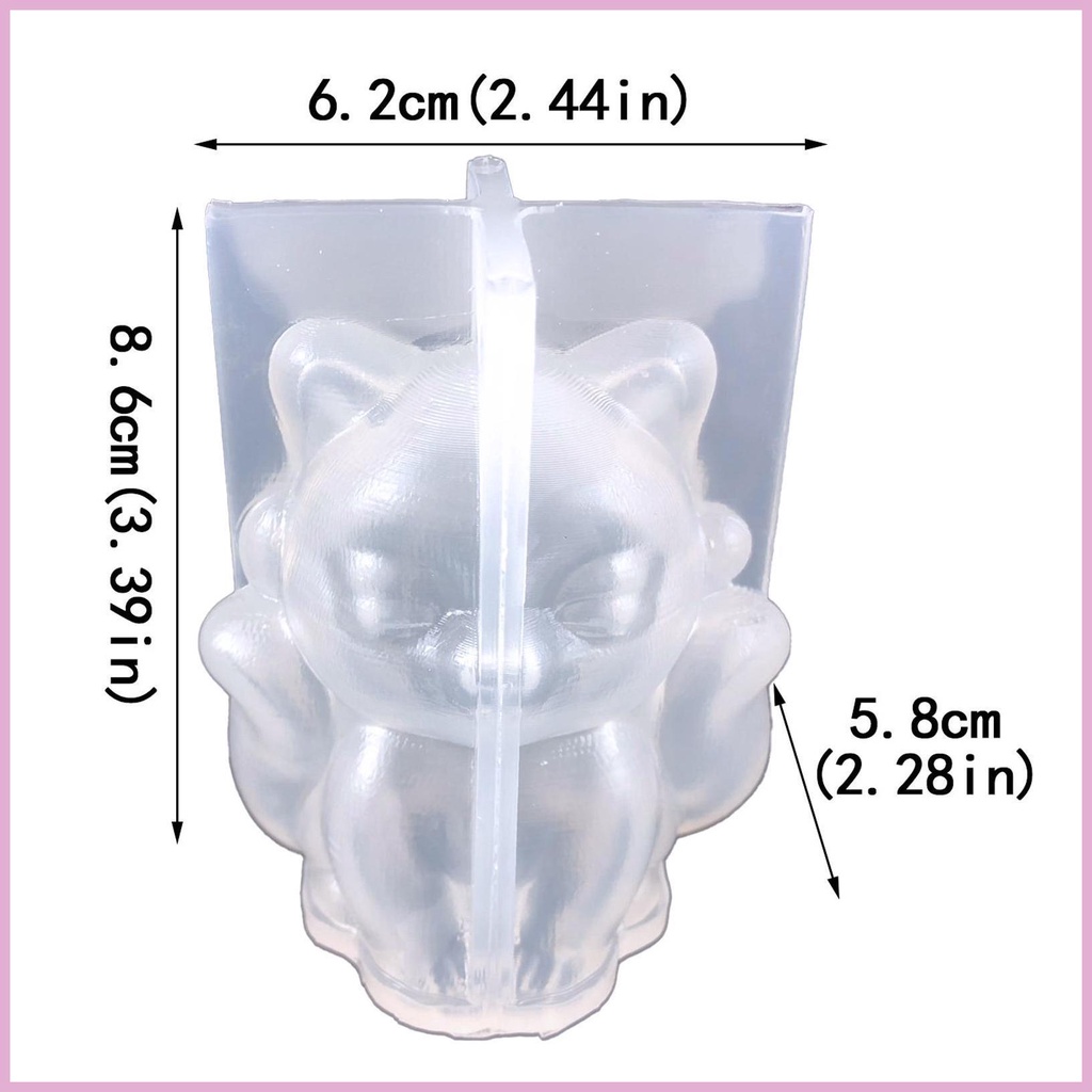 Khuôn Silicone Làm Đồ Trang Trí Hình Cáo DIY