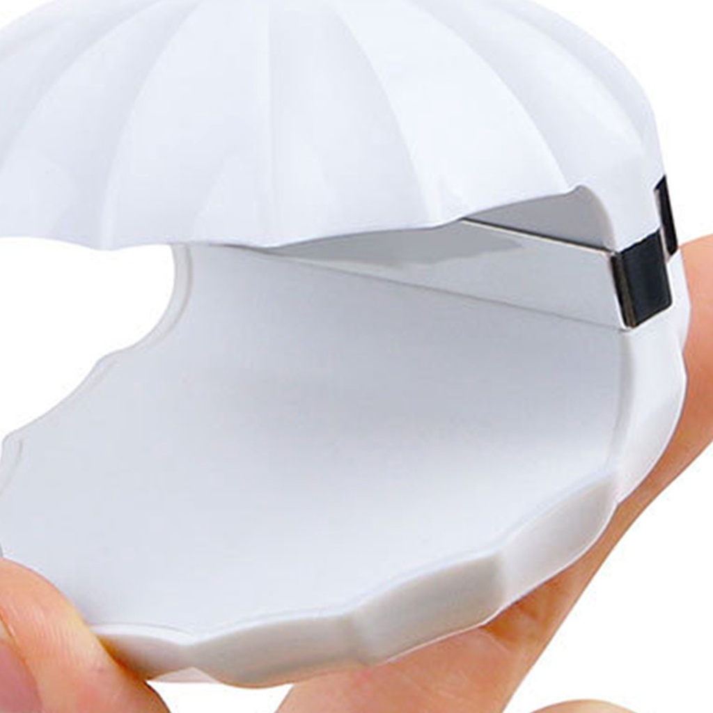 1 Bộ Đèn Sấy Khô Móng Tay Nhanh Chóng Hình Vỏ Sò Kèm Sạc USB Tiện Dụng Cho Gia Đình