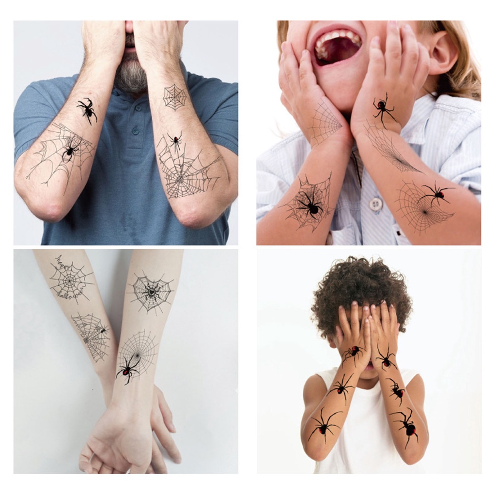 Hình Xăm Dán Nghệ Thuật Cơ Thể Người Nhện Trọng Lượng Nhẹ Thân Thiện Với Môi Trường Chống Nước Chống Mồ Hôi Dễ Sử Dụng Cho Tiệc Halloween