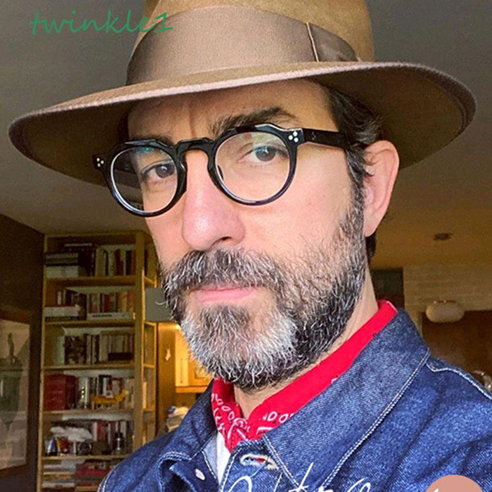 Mắt Kính Gọng Tròn Nhiều Màu Sắc Chống Ánh Sáng Xanh Phong Cách Vintage