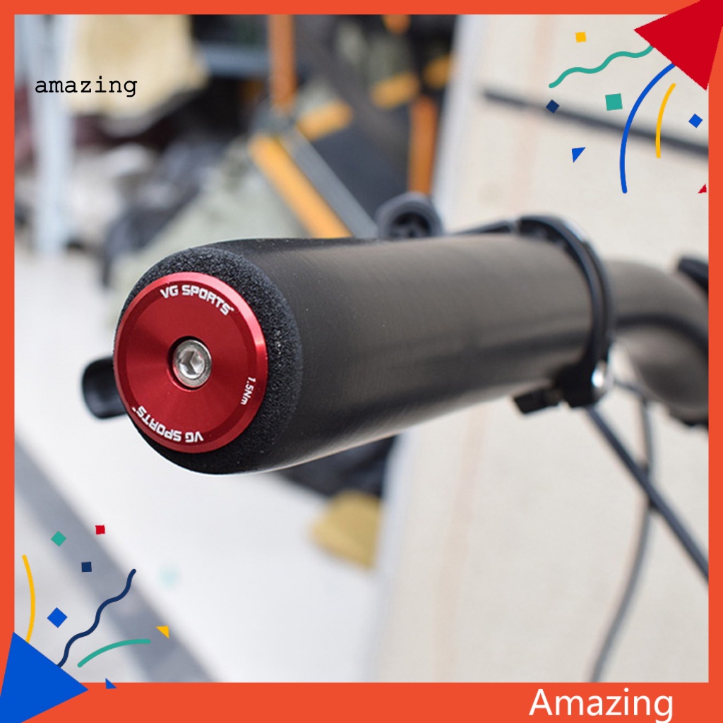 1 Cặp Nút Chặn Tay Lái Xe Đạp Gọn Nhẹ Dễ Lắp Đặt