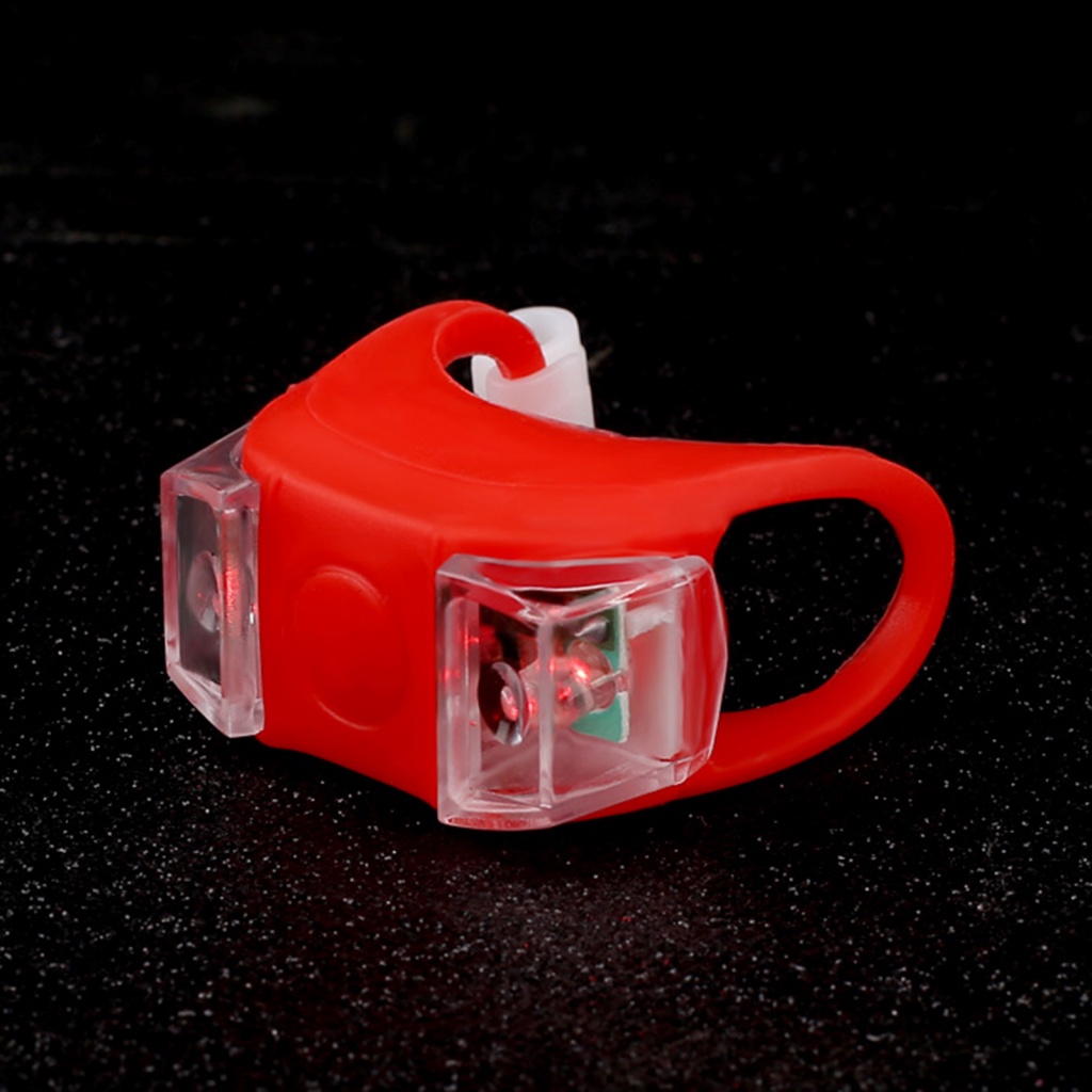 Công Tắc Nhấn Gắn Đuôi Xe Đạp Có Đèn LED Siêu Bền